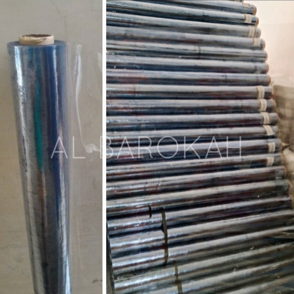 

KODE B16H Plastik Mika Bening Lentur ROLL Tebal 5 mm Plastik Wrapping