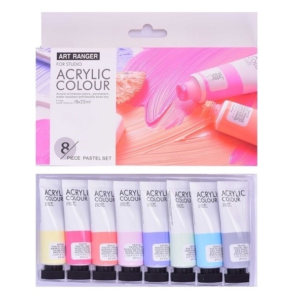 

KODE J7F ART RANGER 8X22ML PASTEL ACRYLICCAT ACRYLICakrilik SET