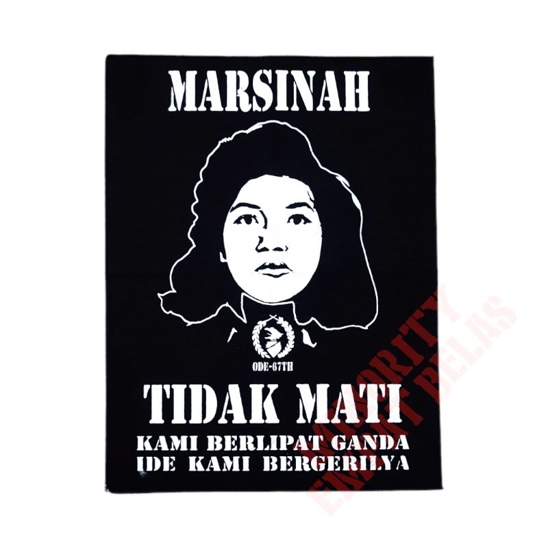 Backpatch Punggung Emblem Punggung Backpatch Marsinah Band Punk Rock Metal Hardcore