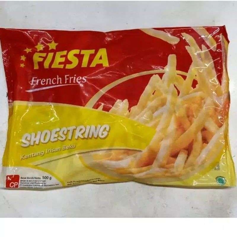 

Fiesta shoestring 500gr / kentang goreng beku