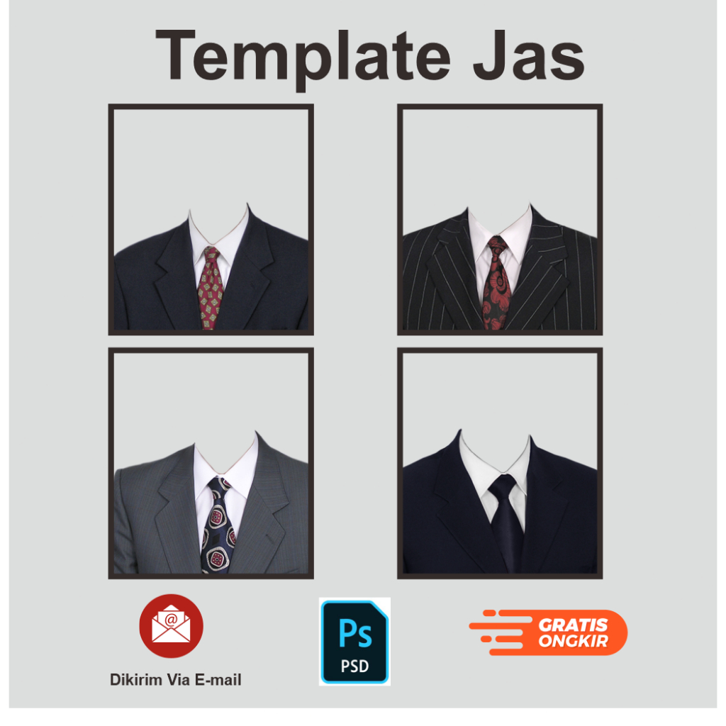 

(IDtd034) 20 Template Jas format psd siap edit
