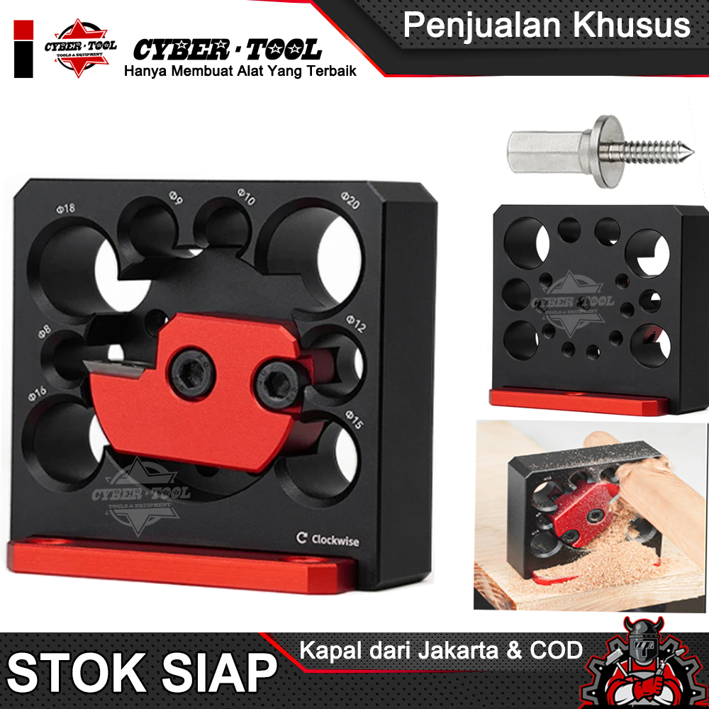 Pengaturan Pahat Dowel Pembuat Jig 8mm-20mm dengan Pahat Karbida Alat Tambahan Batang Bulat Dowel Pe