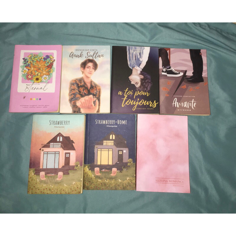 preloved buku taekook vkook kookv yoonmin mengejar cinta anak sultan sizzling romance amante strawbe