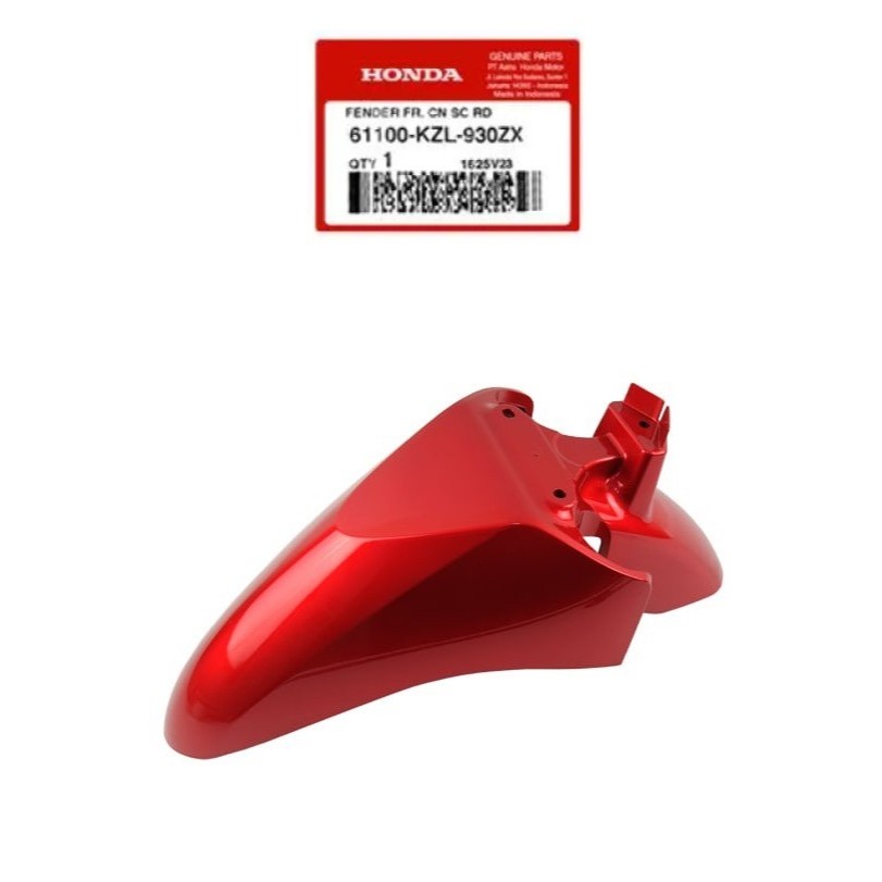 Spakbor Depan Merah Honda Spacy Karburator - 61100KZL930ZX