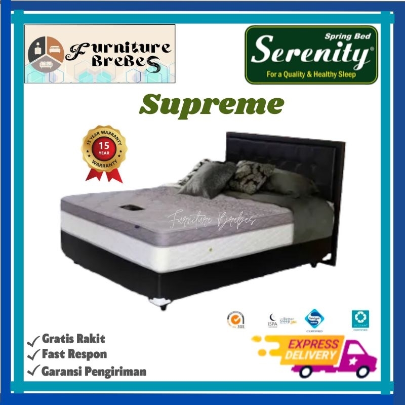 Kasur Springbed Elit Serenity Supreme 160x200 / Serenity Spring bed No 2 Murah Tegal