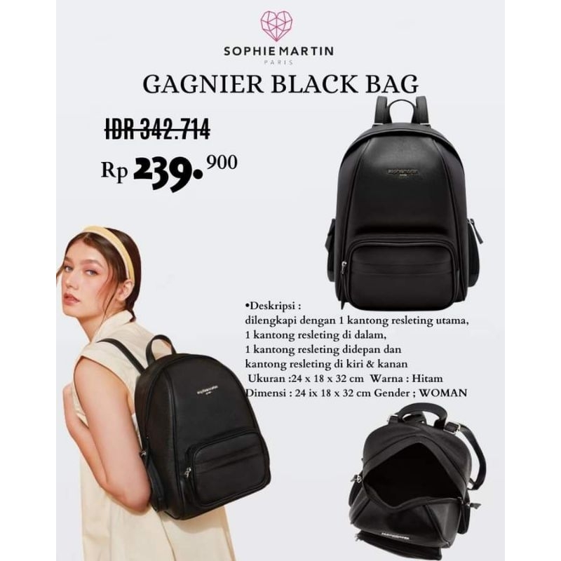 Tas Ransel Gagnier Sophie Martin Paris