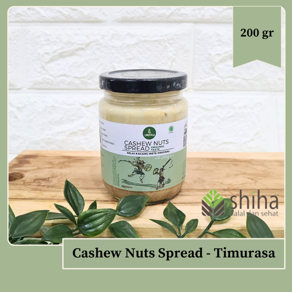 

Cashew Nuts Spread Timurasa 200 gr | Selai Kacang Mete Original Timur Rasa | Warung Shiha