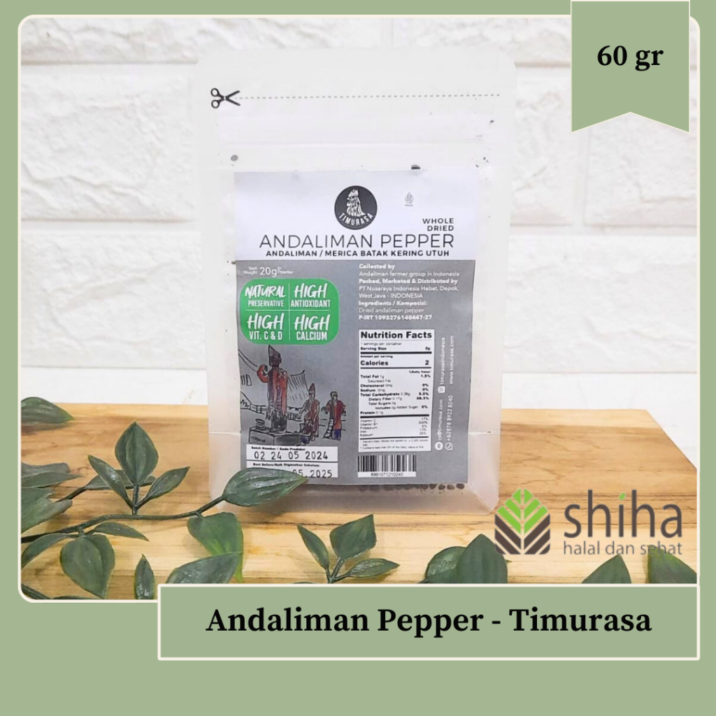 

Andaliman Pepper Timurasa 20gr | Merica Batak Kering Timur Rasa - Warung Shiha