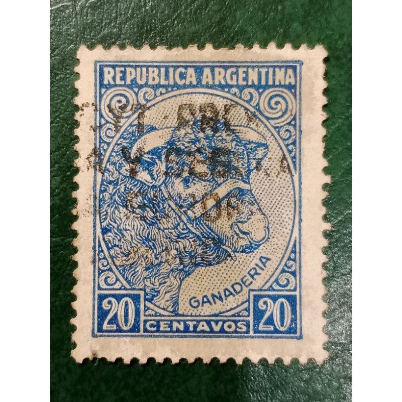

Prangko Argentina 20 C Ganaderia Tahun 1951 USED