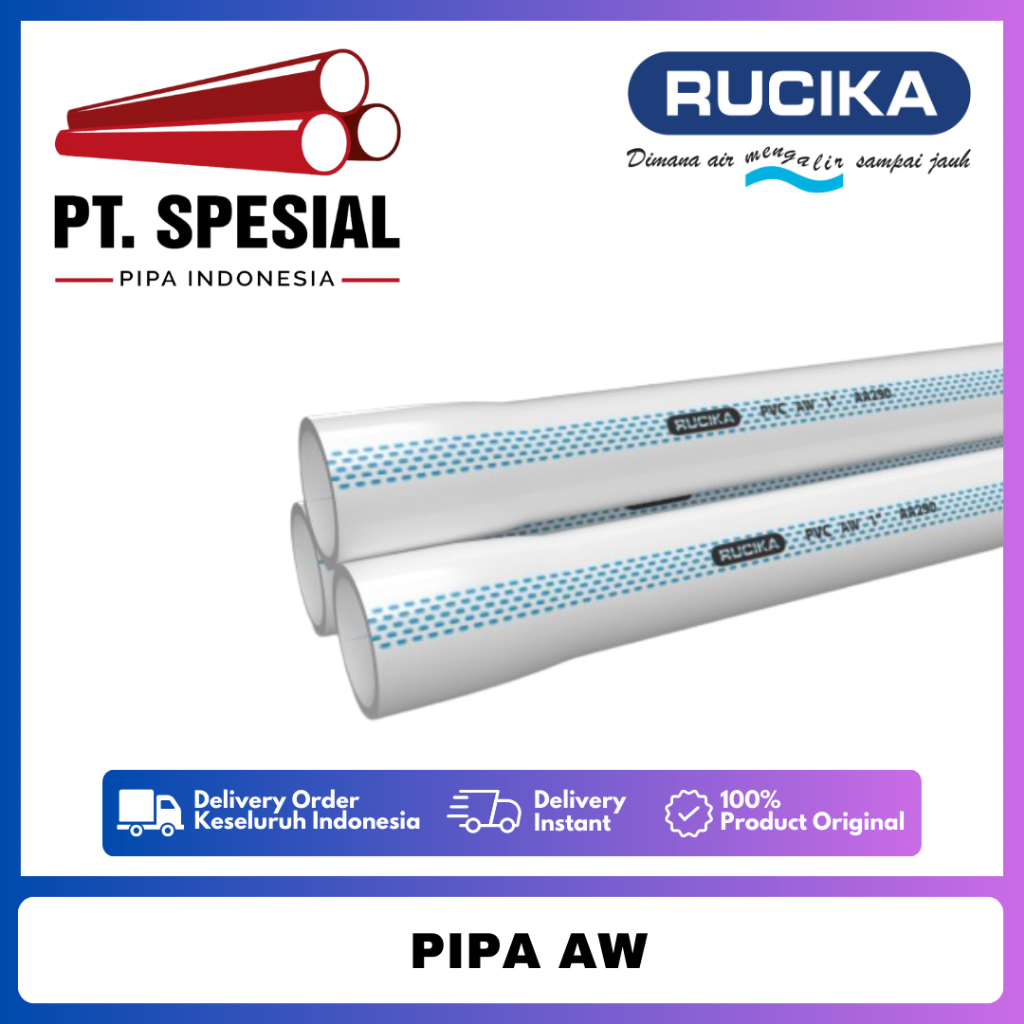 Pipa PVC AW Standard Rucika 6 - 12 inch Pipa PVC Rucika -03