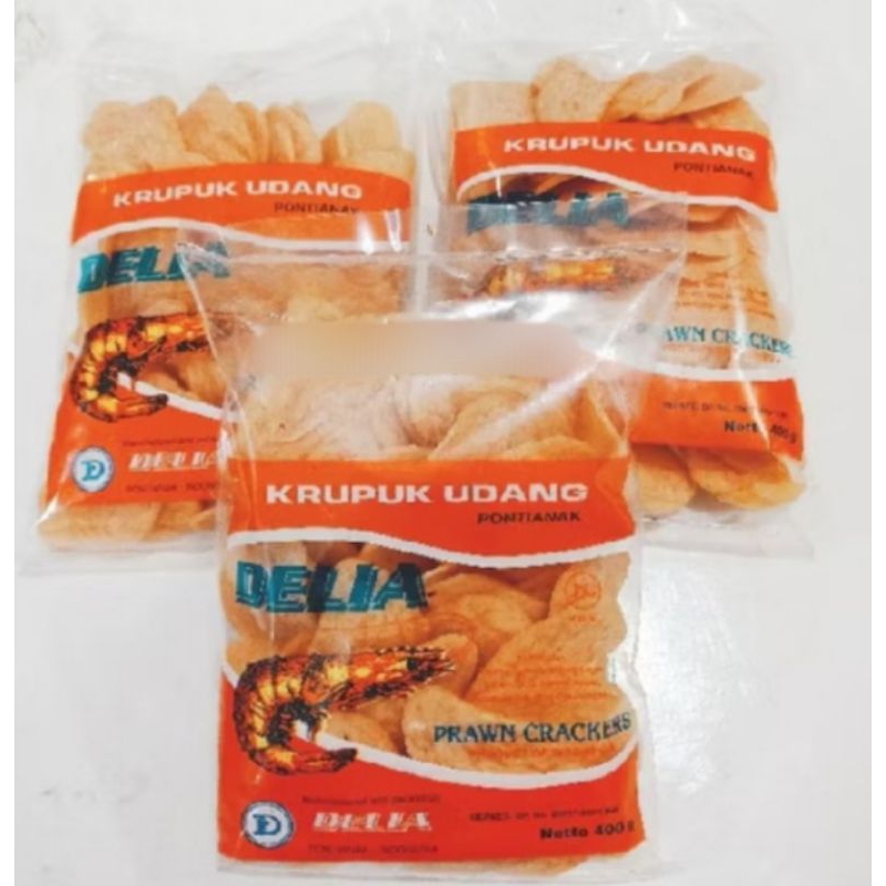 

KERUPUK UDANG DELIA BENTUK STIK DAN GEPENG UK BESAR 350 GRAM