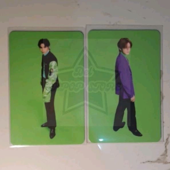 Photocard ar clip Johnny Yuta Sticker Album Jewel Case