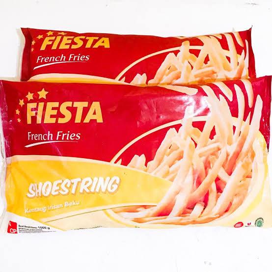 

Kentang Fiesta French Fries Shoestring Berat 1 kg & 500 gr