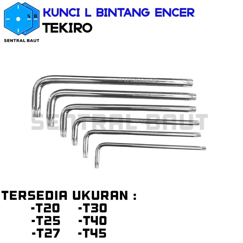 SENTRAL BAUT || Kunci L Bintang Eceran TEKIRO