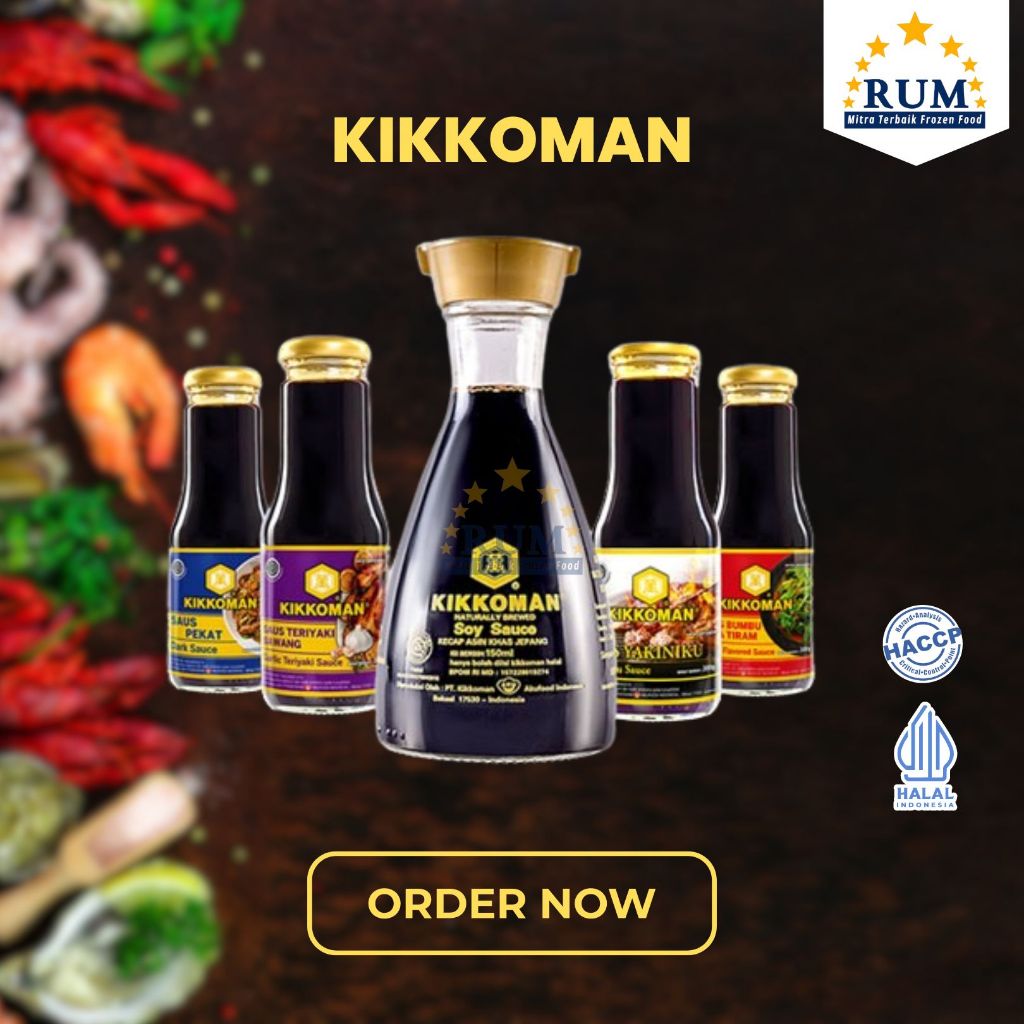 

Kikkoman Bulgogi/Kikkoman Yakiniku/Teriyaki Bawang /Teriyaki Lada Hitam 330gr