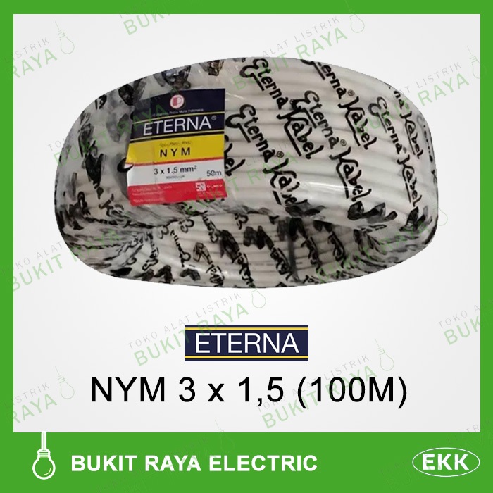 Eterna Kabel NYM 3x1,5 100 Meter