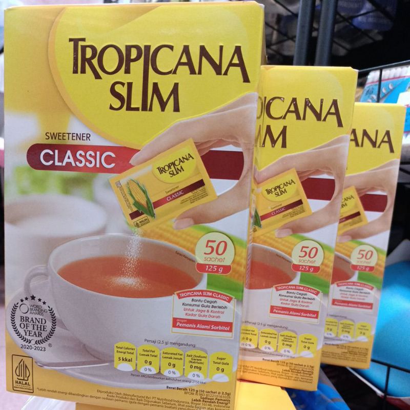 

Tropicana Slim Classic 50 Sachet