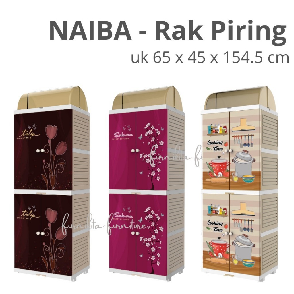 RAK PIRING PLASTIK NAIBA MINI DISH RACK - RAK DAPUR