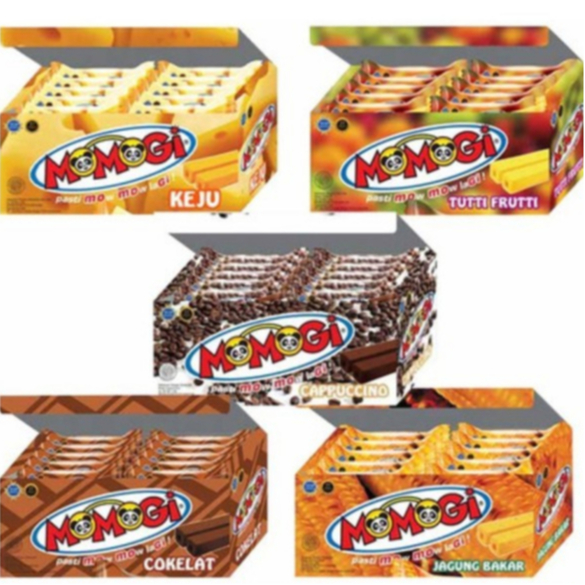 

Momogi Stick Snack Aneka Rasa 1 Box ( 20 PCS )