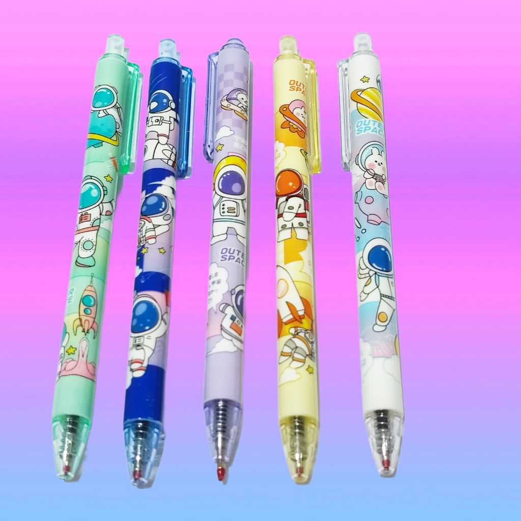 

Pulpen Gel Fancy - pulpen lucu - Pulpen Astronot - pulpen clicker - satuan
