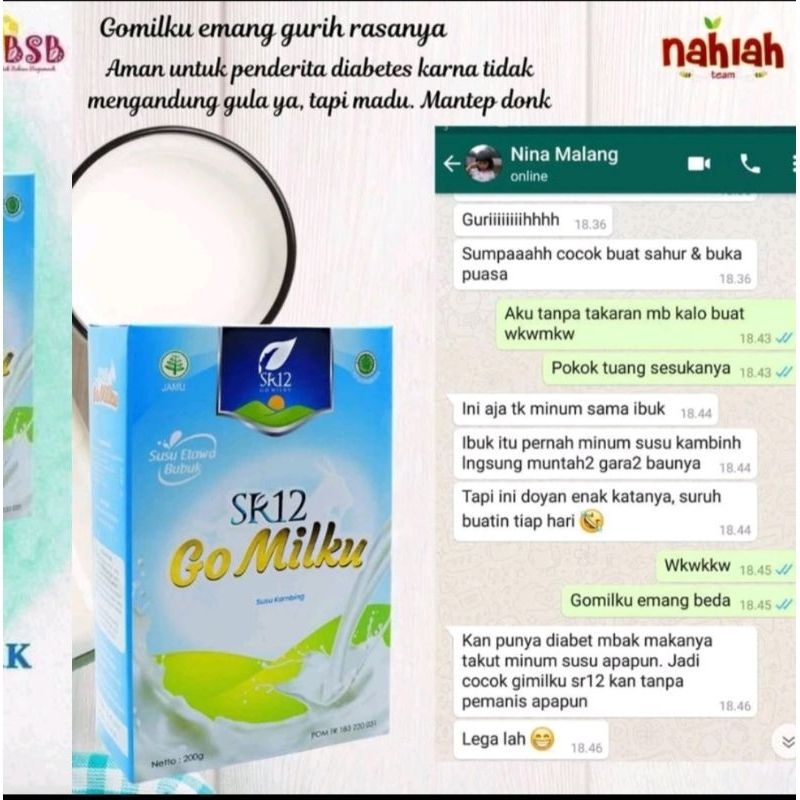 

SUSU KAMBING ETAWA GO MILKKU SR12 PREMIUM | Tidak bau amis tidak bikin eneg | susu kambing etawa murni susu kambing herbal