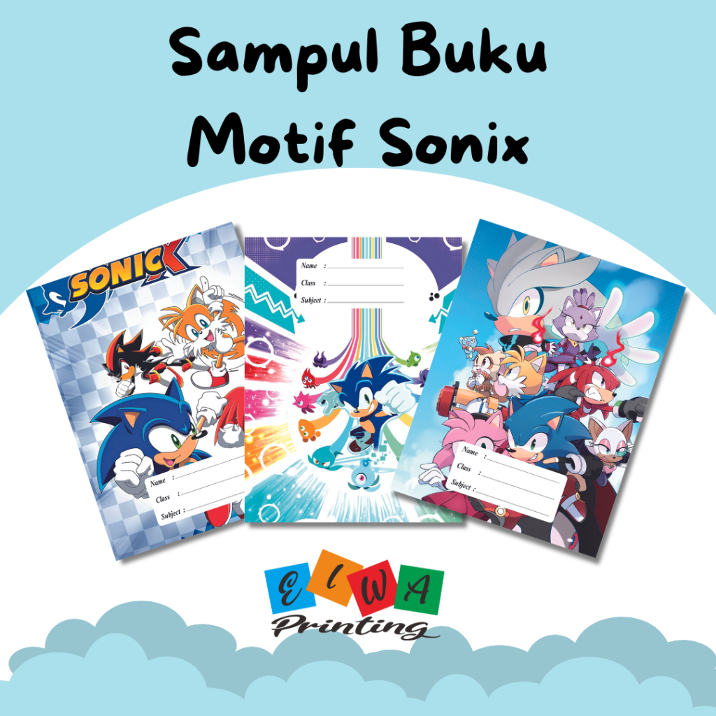

(ISI 8 LEMBAR) SAMPUL BUKU TULIS SIDU CAMPUS BIGBOSS / SAMPUL BUKU MOTIF ESTETIK SONIC/ Sampul Custom / SAMPUL BUKU AESTHETIC
