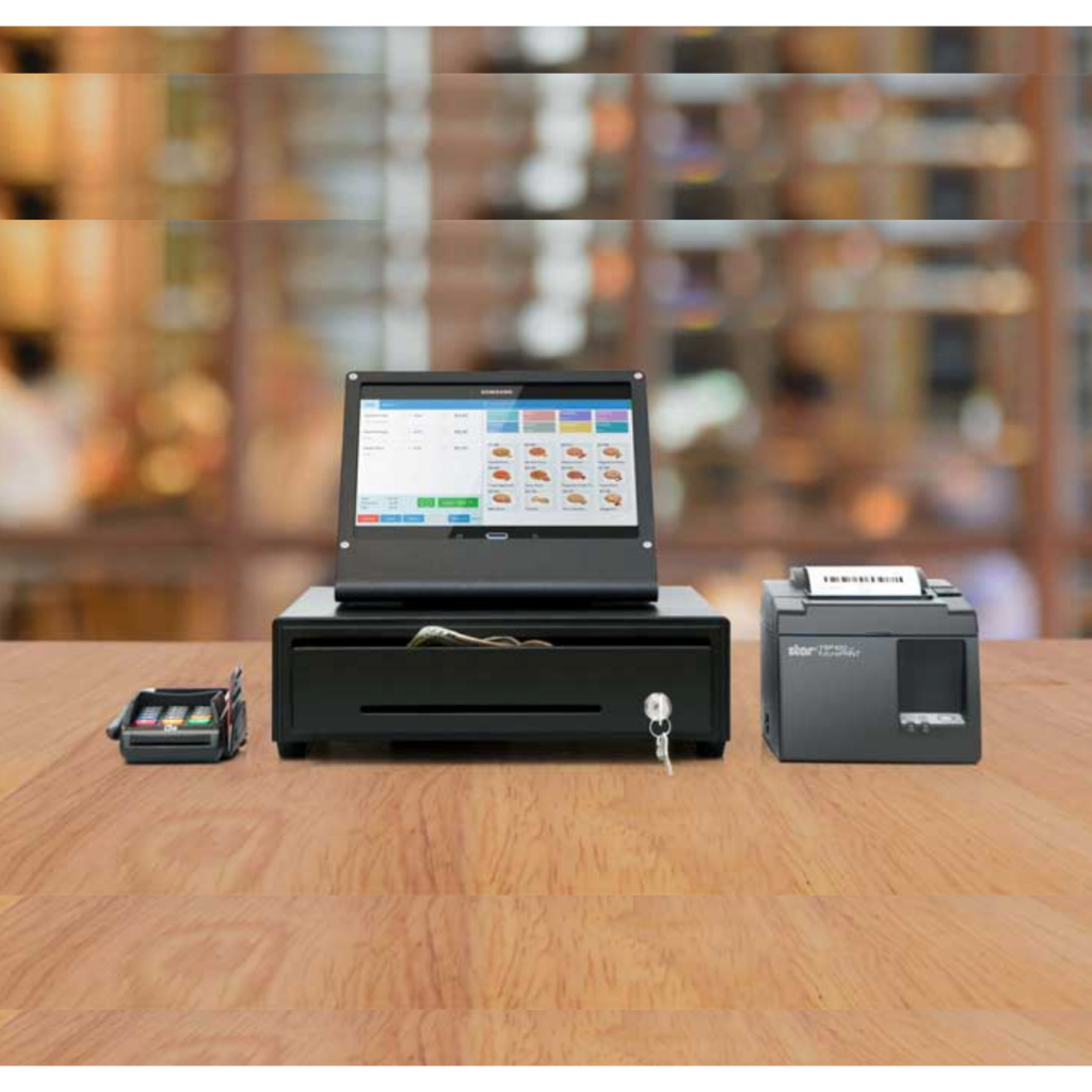 Paket Mesin Kasir Android 3/32 + Program Kasir POS Aplikasi - Tablet, Laci Uang / Cash drawer,  Prin