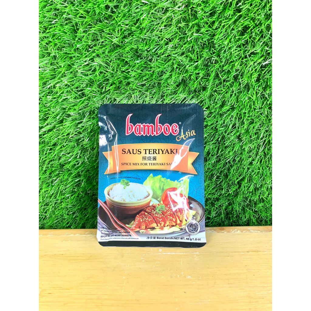 

Bamboe Asia Saus Teriyaki 48gr/Teriyaki sauce