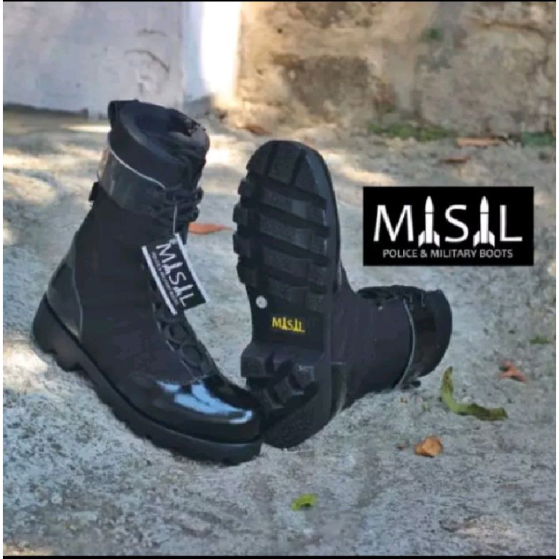 SEPATU PDL NINJA TITAN KILAP SOL RADIAL MERK MISIL