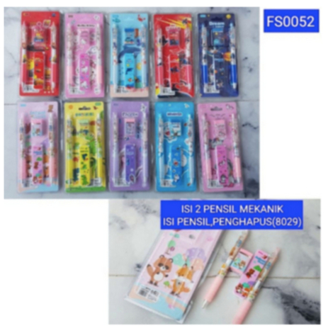 

Stationary Set Alat Tulis Set Pensil Mekanik + Penghapus YOYO 8029