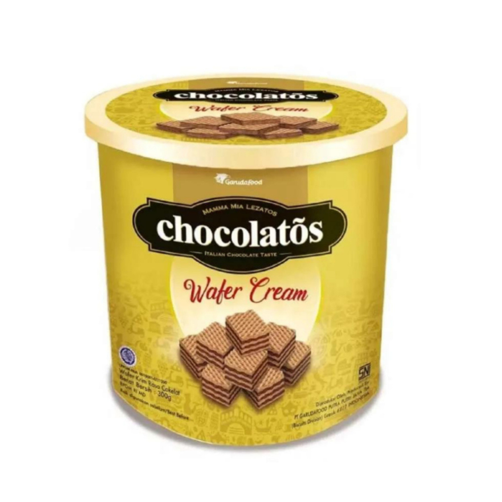 

Gery Chocolatos Wafer Cream 300gr Wafers Lapis Cream Coklat Garuda Food