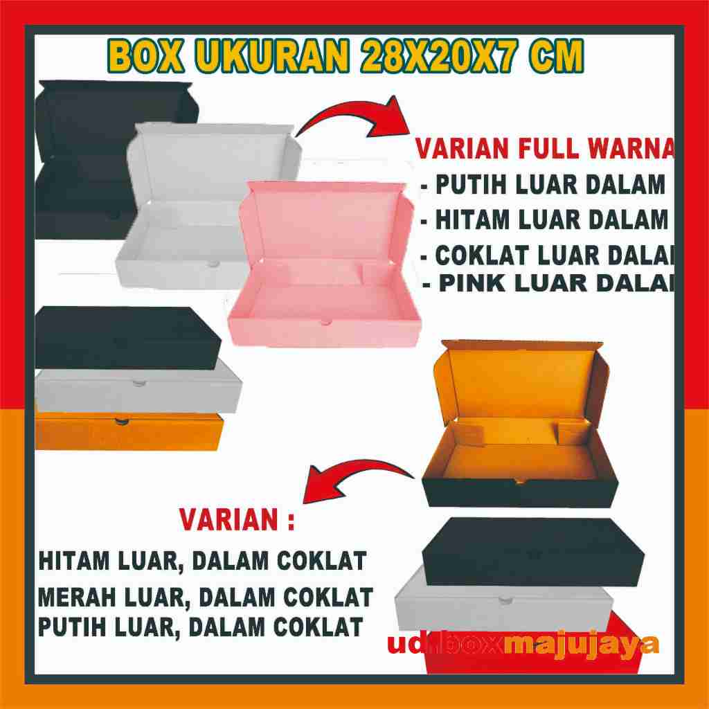 

Box 28x20x7 Cm / Boxo Lipat Depan / Box Hampers