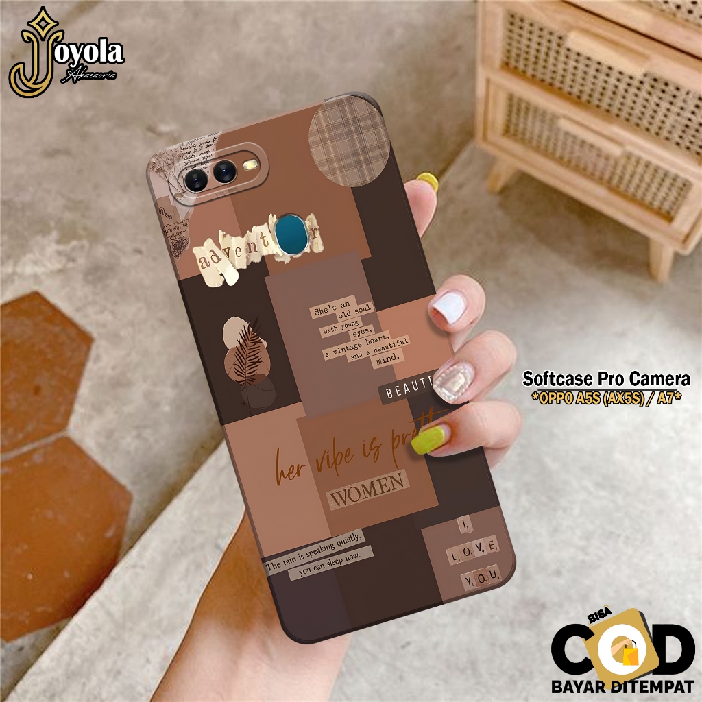 Case Hp OPPO A5S / AX5s / A7 - Casing Hp OPPO A5S / AX5s / A7 - JOYOLA - Fashion Case Aesthetic - Ca