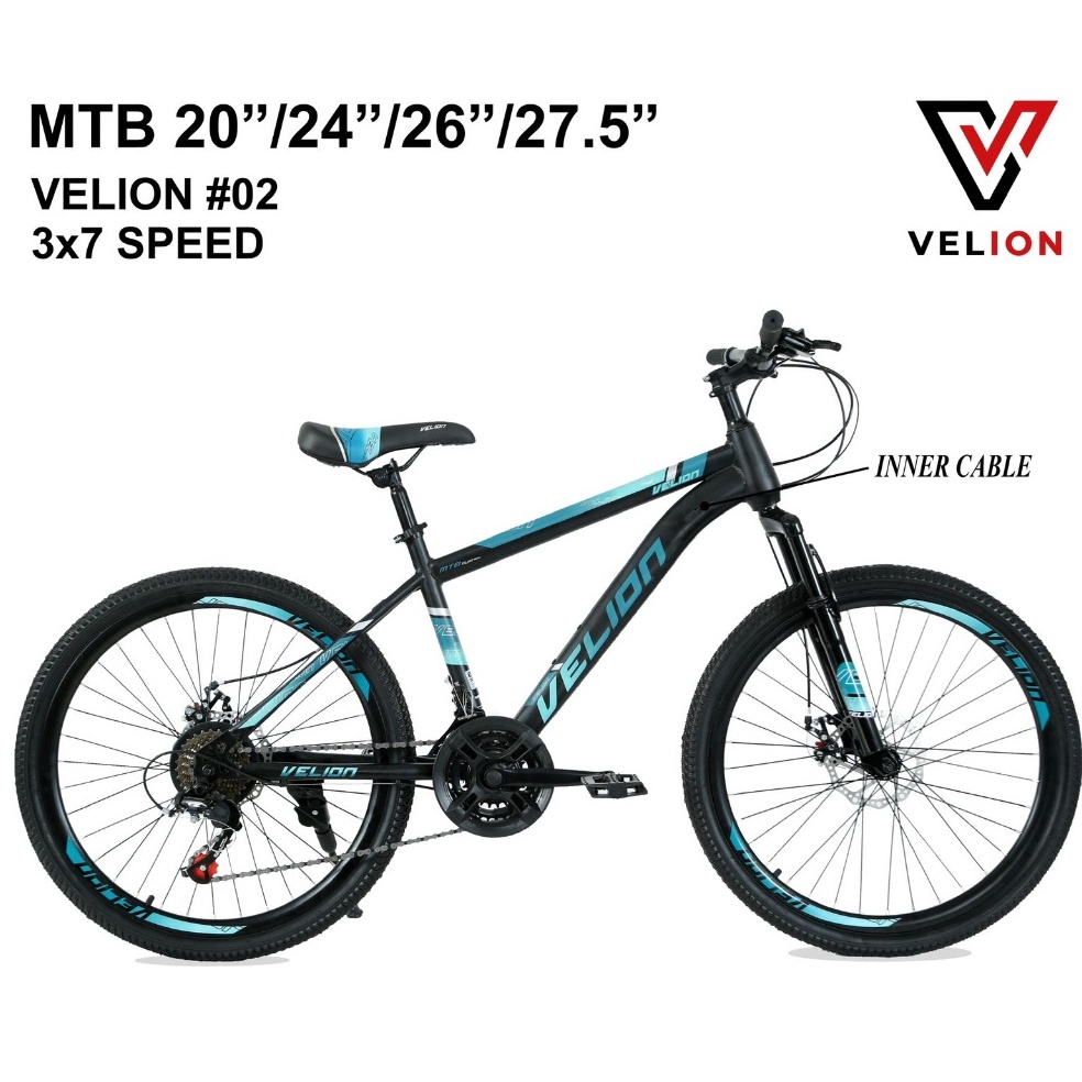 KODE E59Q TERMURAH MTB 24 26 275 velion 21 speed mazara trendy fastron foster evergreen atlantis sal