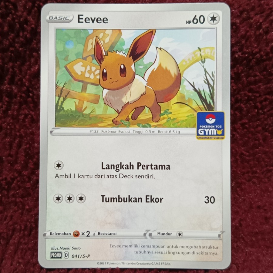 Eevee Promo Gym 041/S-P - Pokemon TCG Indonesia