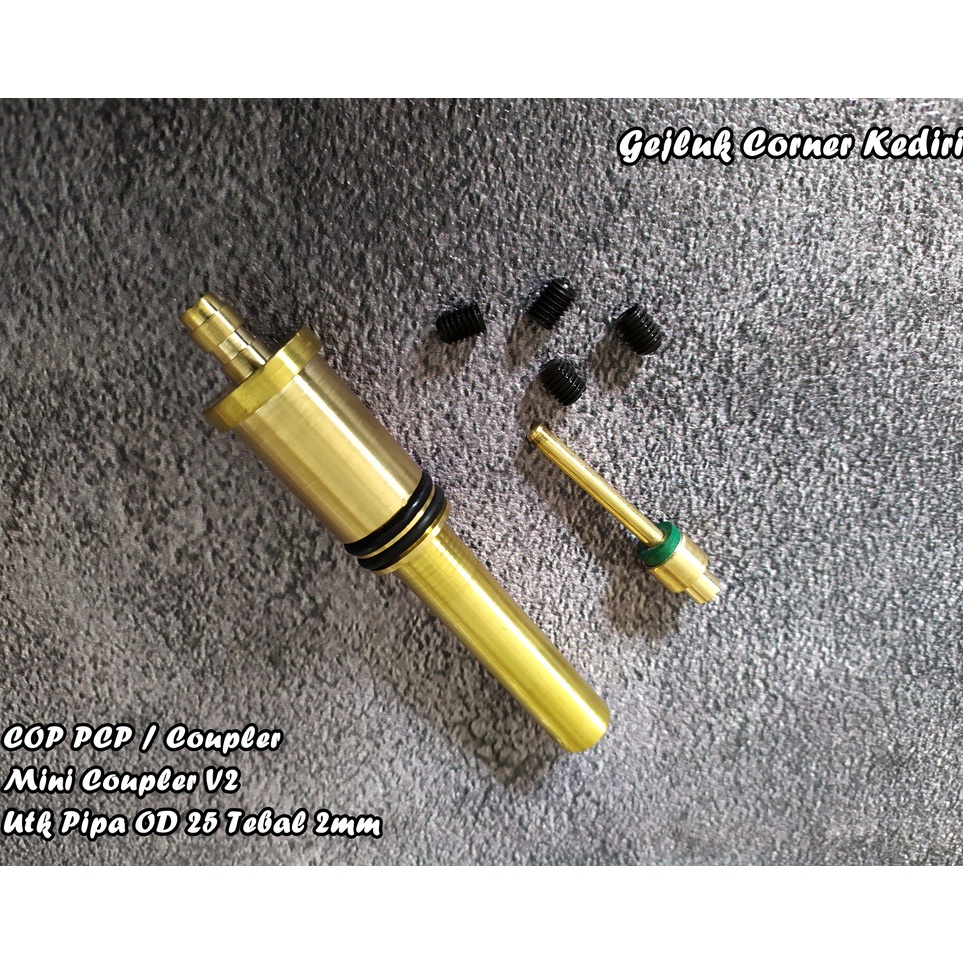KODE S74Y Cop PCP Model Mini Coupler V2 untuk Pipa OD 25 tebal 2mm Termurah