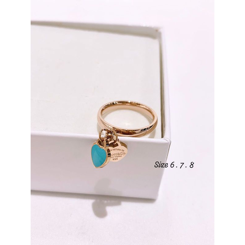 CINCIN HATI/LOVE WANITA TITANIUM ANTI KARAT