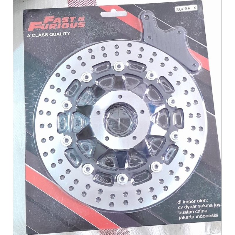 PIRINGAN CAKRAM DEPAN SUPRA X LEBAR 300MM LUBANG BAUT 5 DISC SUPRA X PLUS BREKET PIRINGAN
