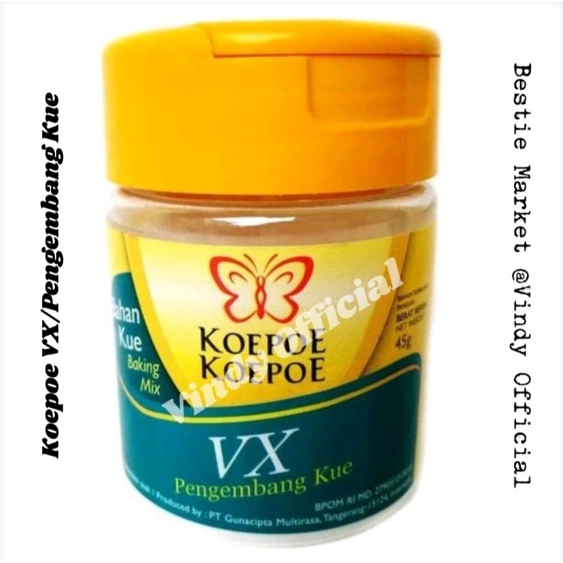 

Koepoe VX Pengembang Kue 45gr