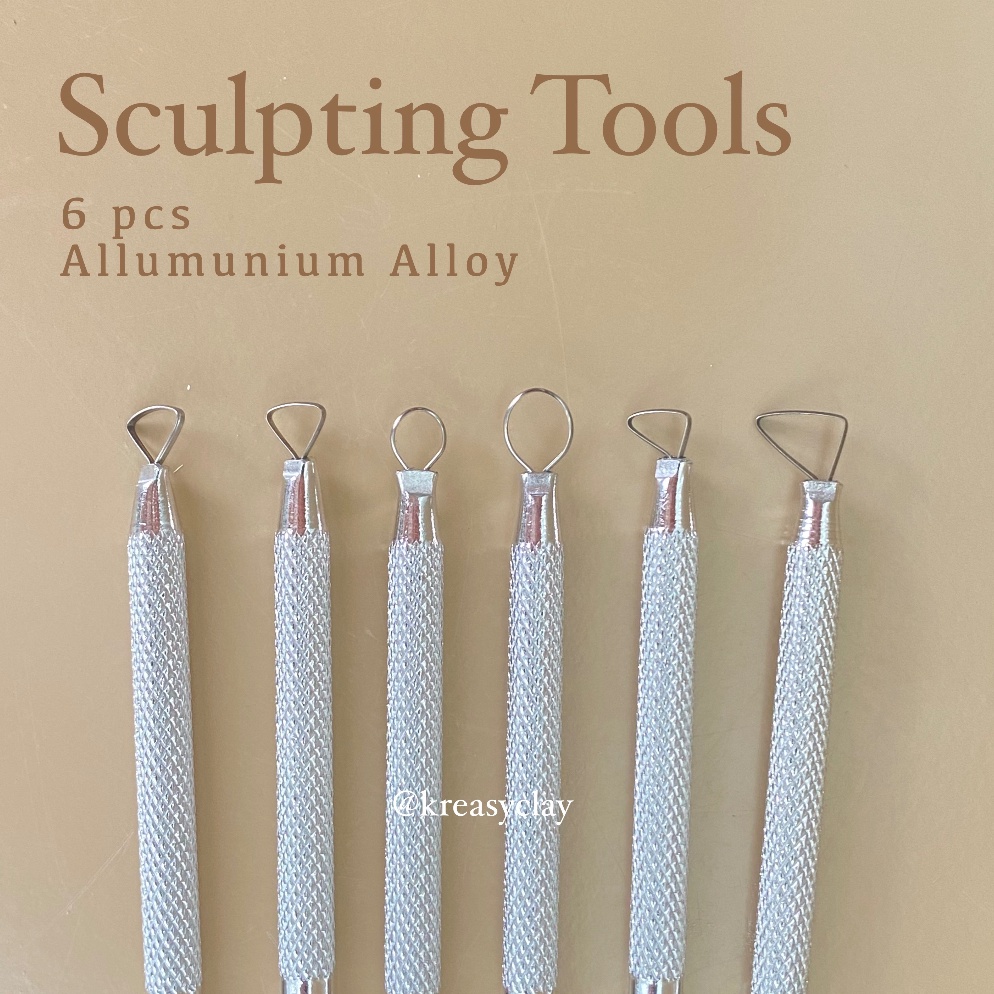 

KODE H7X2 Sculpting Tools Clay Tanah Liat Alat Pahat Clay Stoneware Earthenware Membuat Detail Clay