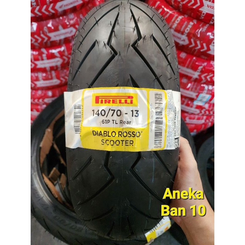 Ban Pirelli 140/70-13 Diablo Rosso Scooter Tubeless