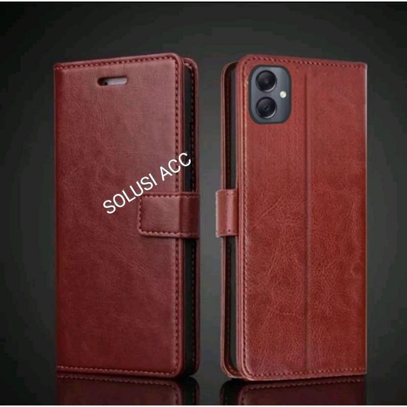 CASE HP SAMSUNG A04 A04E FLIP COVER WALLET SARUNG HP CASING DOMPET FLIP MAGNET