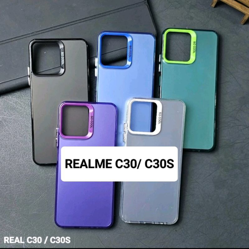 SOFTCASE REALME C30 /C30S CASE IMD HYBRID PLATE HOLOGRAM