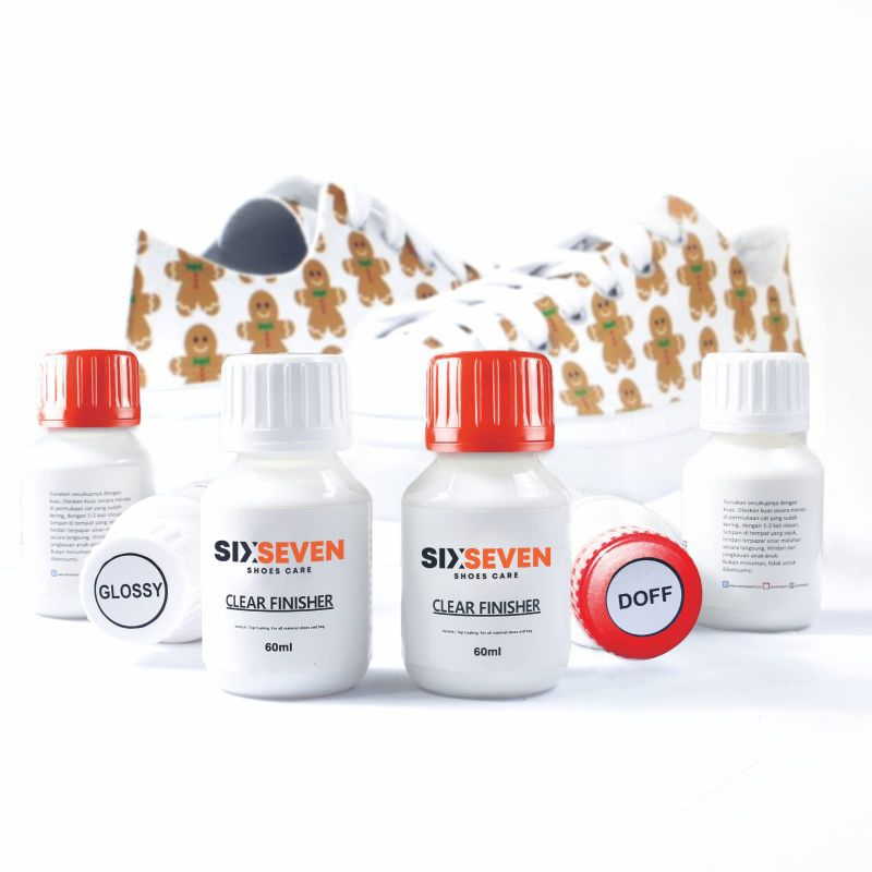 Clear Finisher Cat Sepatu Varnish Sepatu Kulit Mesh Denim Canvas