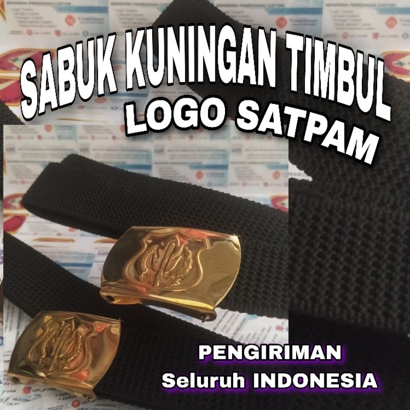 Sabuk Satpam Kuningan Brasso