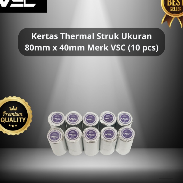 

HJ6 Kes Struk Kasir 8x4mm VSC Thermal Printer mobile 8mm 1PCS