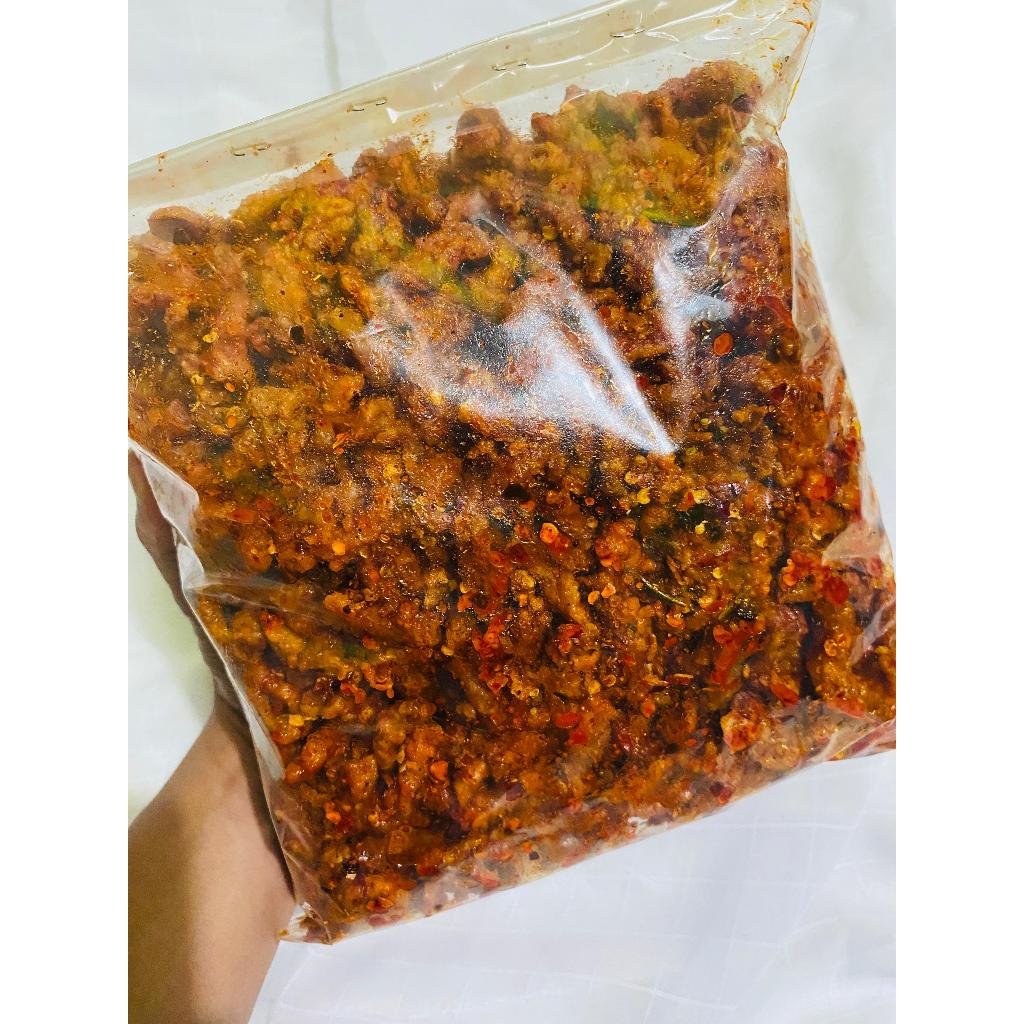 

usus ayam crispy/keripik usus crispy pedas daun jeruk bumbu melimpah/usus crispy original daun jeruk kemasan 500gr 250gr 100gr