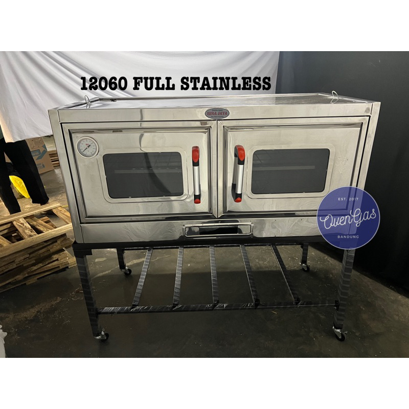 [ CARGO ] OVEN GAS BIMA JAYA 12060 FULL STAINLESS
