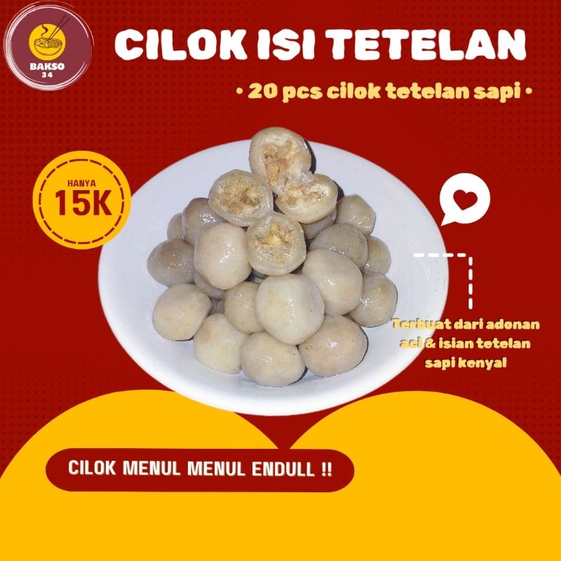 

[BAKSO 34] CILOK ISI TETELAN SAPI