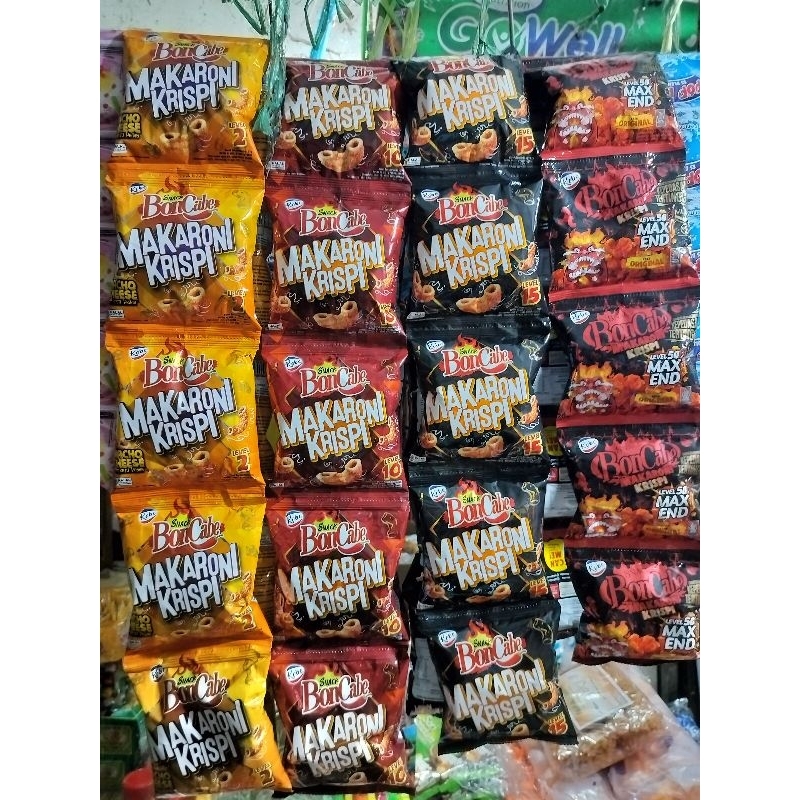 

Snack BonCabe Makaroni Krispi (1 Renceng isi 10 Pcs)